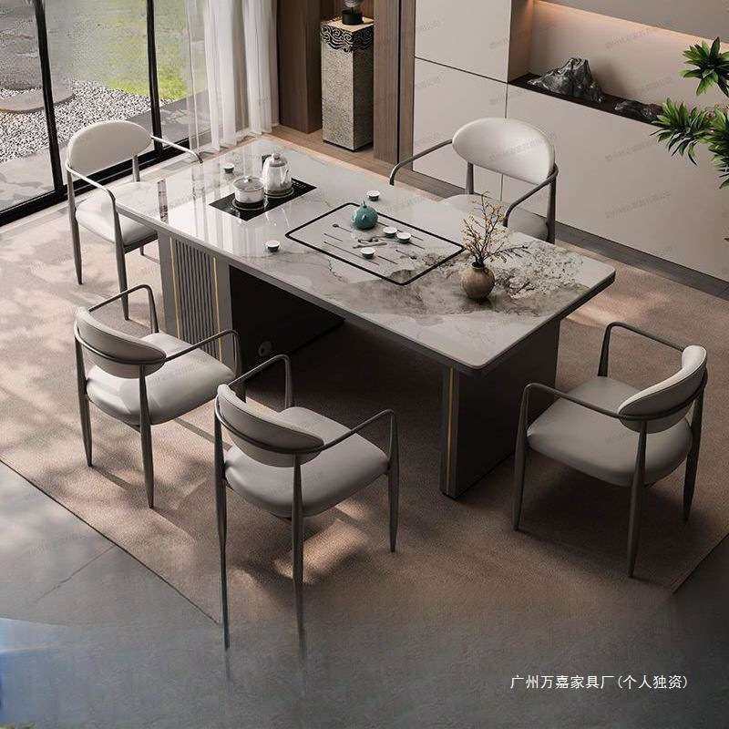 岩板茶桌一体一整套简约桌椅组合现代家用办公室阳台茶几办公茶台,3C数码配件,其它配件,淘宝优惠券,粉丝福利购,淘宝优惠卷