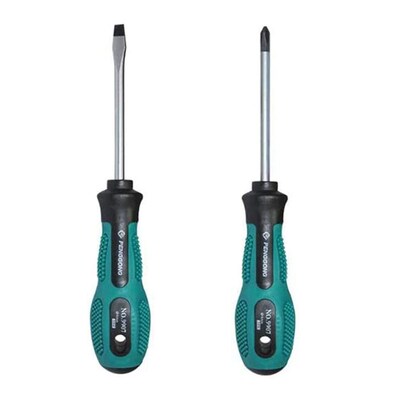 (1PCS) 3mm 4mm Slotted Phillips Screwdriver Durable Flat Cro