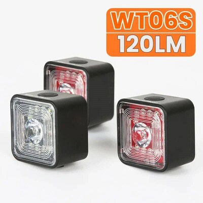 120LM Bicycle Smart Brake Sensing Light Rear/Front Sets IP66