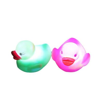 LED Sensor Luminous Duck Children Float Rubber Duck Floating