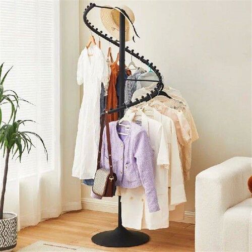 Home coat rack bedroom floor hanging clothes Drying rack