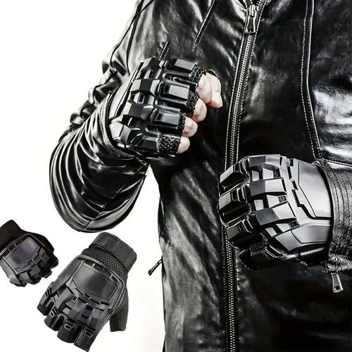 Thermal Fingerless Gloves - Warm, Water-Resistant, and Grip-