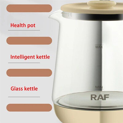 Health Preserving Pot 1.5L Electric Glass Kettle Kitchen App