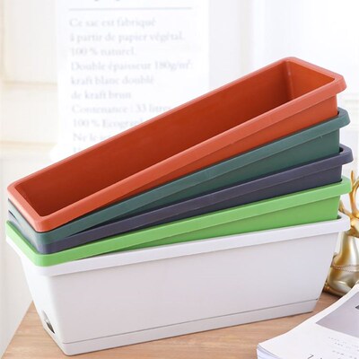 Vegetable pots flower Plant rectangular large planting box