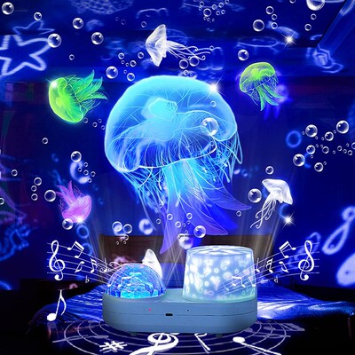 3D Galaxy Ocean Projector Night Light for Kids 12Pcs Theme F