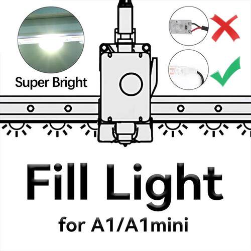 High temperature resistance For Bambu Lab A1 light bambu lab