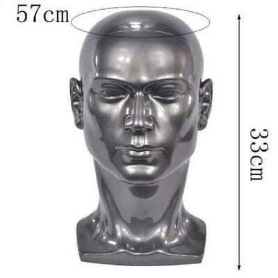 Male Cosmetology Mannequin Head Training Model 57cm