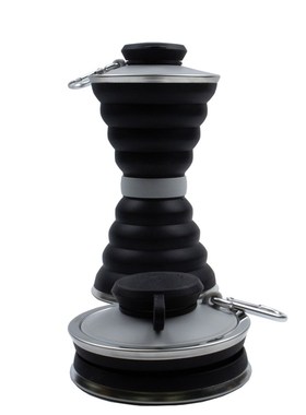 500ML Silicone Water Bottle Cup Foldable Leak Proof Portable