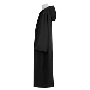 Jubah Halloween, kostum Cosplay dokter wabah, kemeja panjang