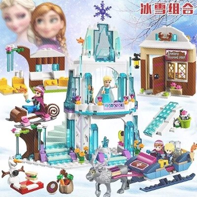 lego girls building bs puzzle elsa frozen 2 castle
