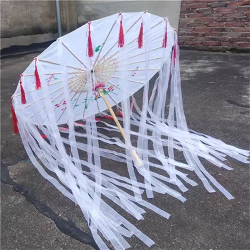 流苏飘带伞拍照道具古风古代汉服古装cos走秀舞蹈伞摄影装饰舞伞,家居饰品,工艺伞,淘宝优惠券,粉丝福利购,淘宝优惠卷