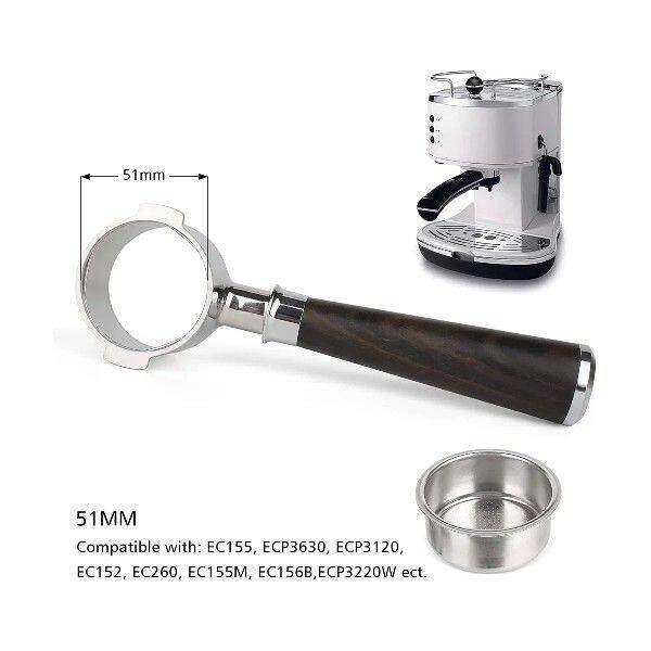 51mm Portafilter for ECP3420/EC155/BCO430/EC260, 51mm
