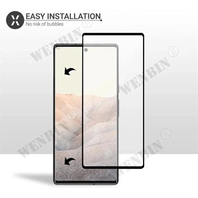 3 Pcs Tempered Glass For Google Pixel 10 9 8 7 6 Pro XL 7A 5