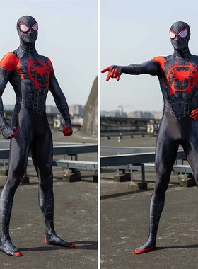 Miles Neverland Spiderman Kostum Topeng Spider Man Miles Nev
