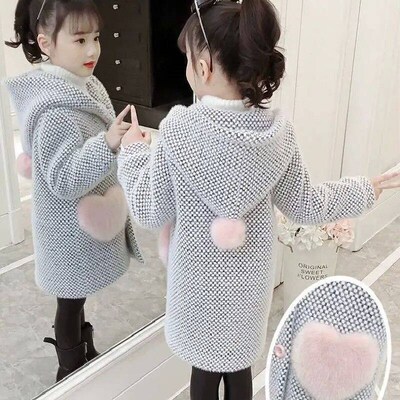 2025 New Winter Sweater Cotton Kid Outerwear Clothes Toddler