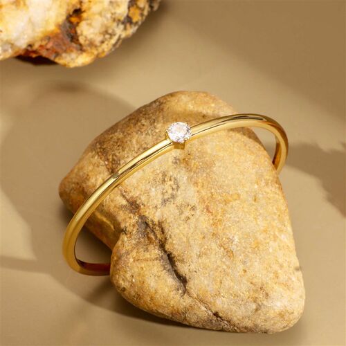 B0044 Four-claw zircon brlet temperament all-match diamond-s
