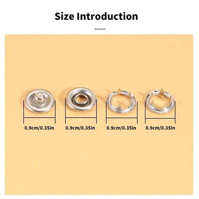 Snap Button Kit With Hand Pressure Pliers 50pcs 100pcs Snaps