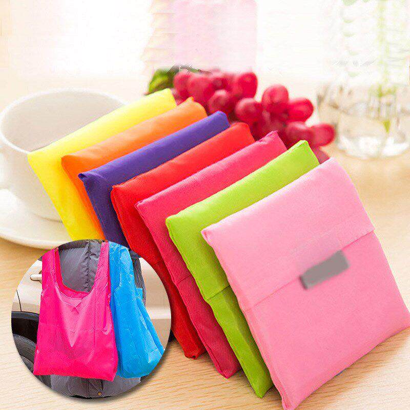 Creative Foldable Shopping Bag Vest Bag Portable Tote for Su
