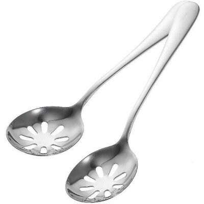 2 Pcs Tableware Colander Serving Utensils Skimmer Spoon