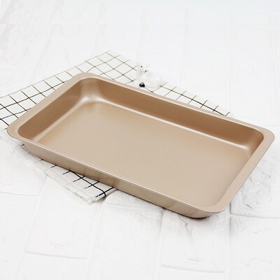 9寸/11寸Non-stick Baking Tray Cookie Sheet不粘长方深烤盘特厚