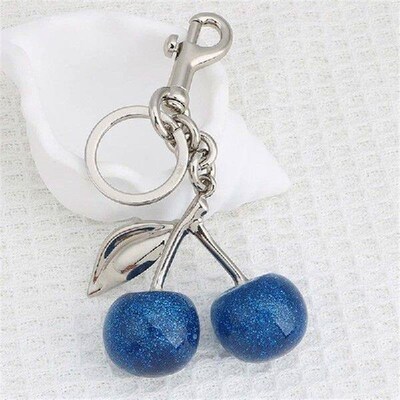 1PC Womens Exquisite Keychain Attachment Part Blue Crystal