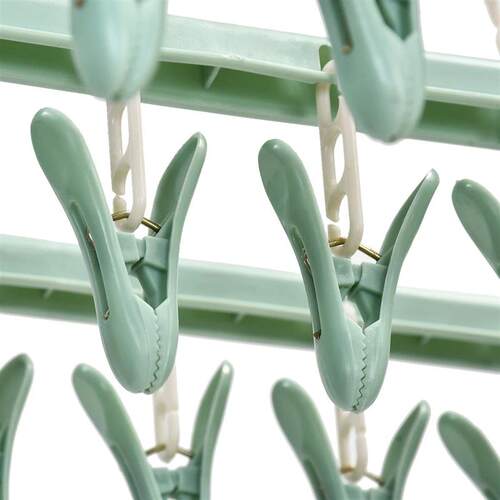 32 Peg Dryer Washing Line Airer Clothes Horse Underwear Sock