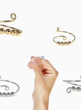 2021 New Fidget Beads Fidget Ring Spinner Single Coil Spiral