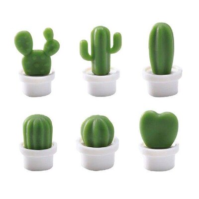 6 Pcs Magnetic Bumper Stickers 3d Refrigerator Cabinet