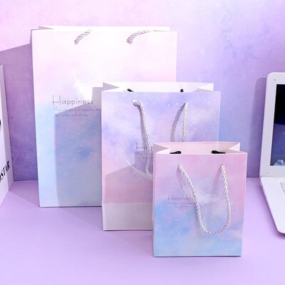 Paper Bags birthday Gift Packaging Bag Present Bag wrapping