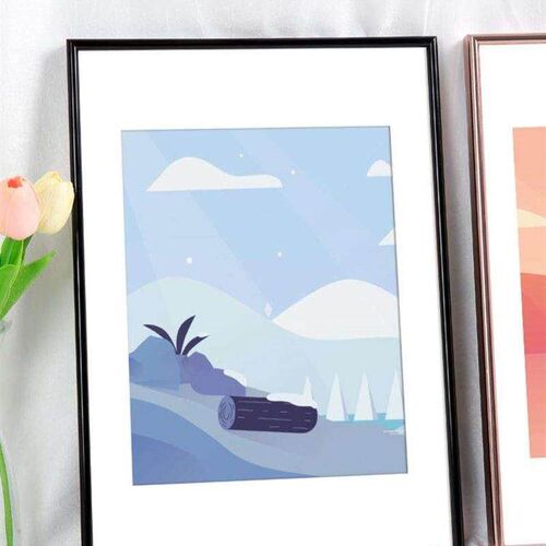 Photo frame poster frame black hook art creative hanging