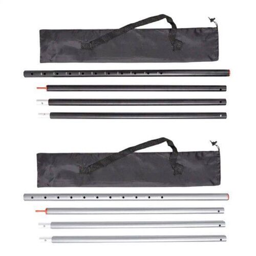 Tarp Poles Replacement Aluminum Tent Poles Pre Assembled
