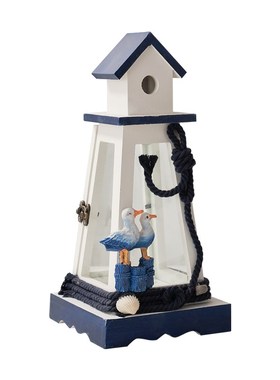 海洋风主题风灯装饰摆件地中海风格酒店餐厅沙滩活动摆台道具摆设