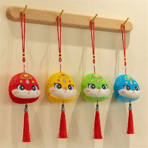 1pc Cute Cartoon 2025 Chinese New Year Zodiac Snake Plush
