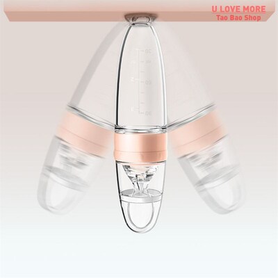 Baby Spoon Bottle Feeder Dropper Silicone Spoons for Feeding