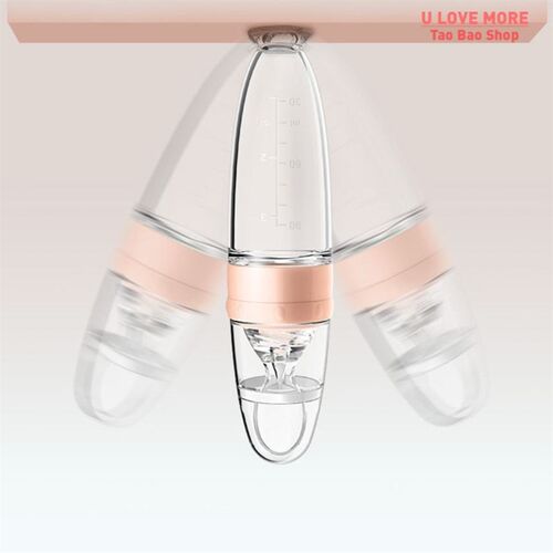 Baby Spoon Bottle Feeder Dropper Silicone Spoons for Feeding