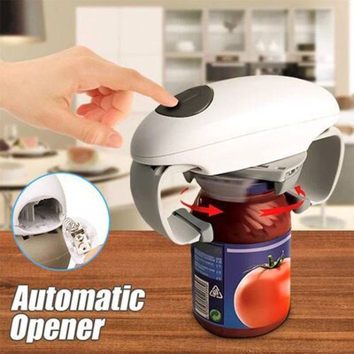 Electric Can Opener Automatic Bottle Opener Handheld Jar Tin
