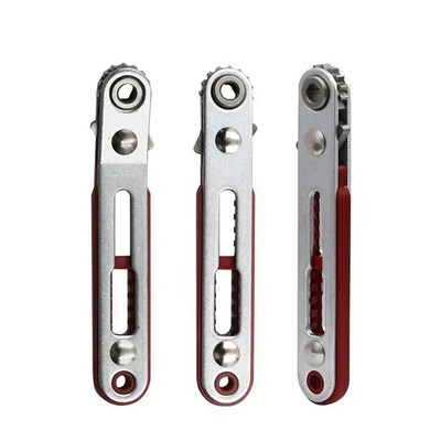 Mini Multi-function Two-way Ratchet Flat Head Elbow Flat Scr