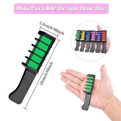 10 pc Hair Chalk For GirlsFashion Colored Mascara Chalks To