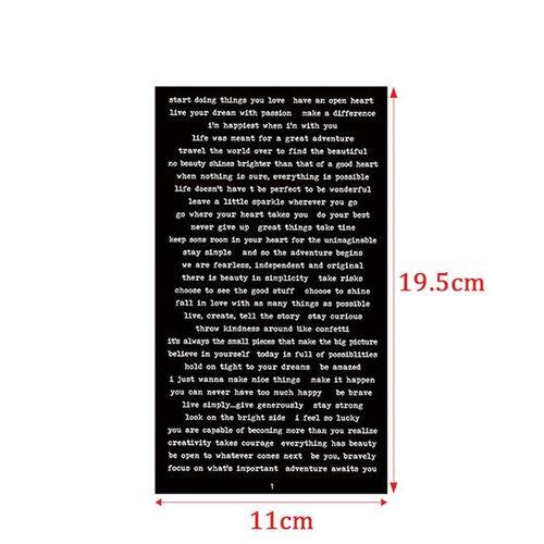 406PCS Vintage Small Talk Text Collection Stickers DIY Diary