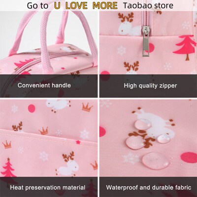 Insulated lunch bag For Women Kids Cooler Bag Thermal bag