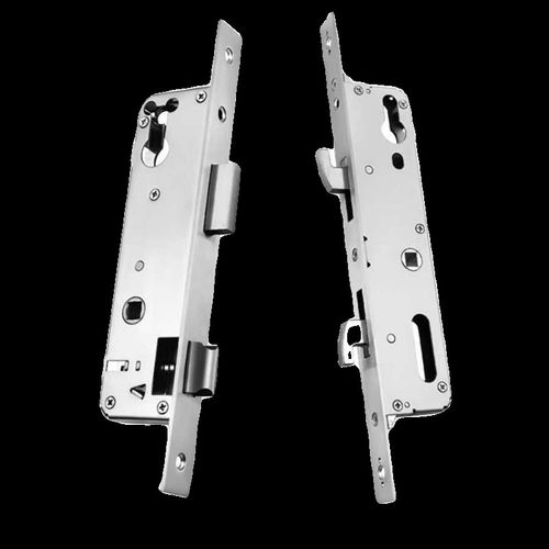 断桥铝指纹锁体不锈钢铝合金门肯德基门平移推拉移门钩锁体配件