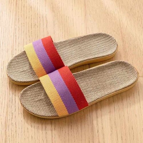 Fabric Unisex Slippers Summer Slip-On Home Slippers