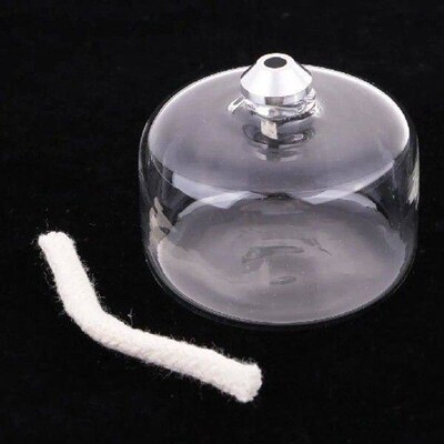 35ml Mini Glass Alcohol Lamp with for Stirling Engine
