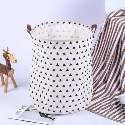 Hamper New Print Laundry Basket Portable Foldable Home Laund