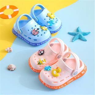 Kids Summer Cartoon Cave Hole Sandals 2022 Garden Beach Slip