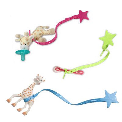 Non-toxic Baby Stroller Pacifier Chain Strap Silicone Stroll