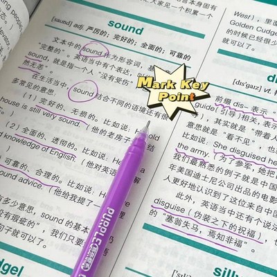 9PCS/Set Multicolor Gel Pen Colored Painting Gel Ink Pen 0.6