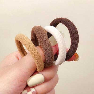 Hair rope rubber band female high elasticity black hair tie