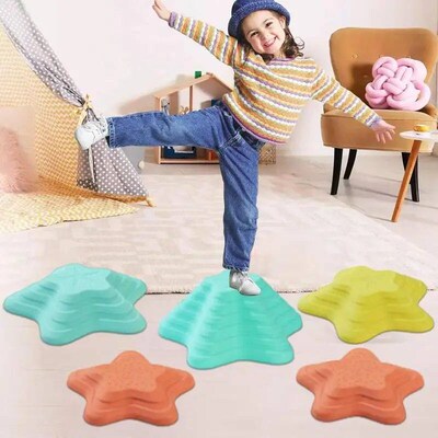 Kids Stepping Stones 5pcs River Balance Stones Stepping Bloc