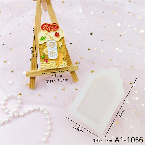 Chinese Style Charm Health Fortune Hairdressing Charm Silico